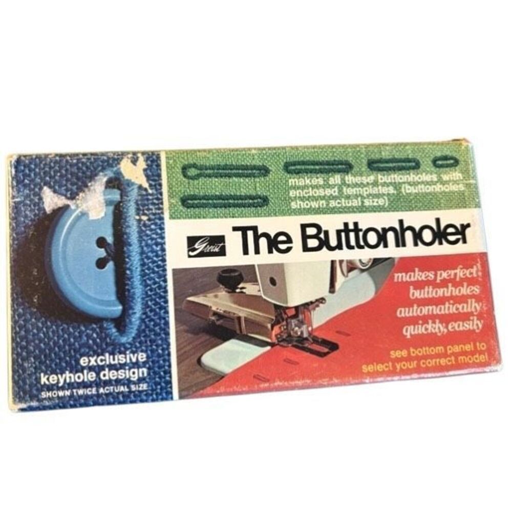 Greist The Buttonholer Sewing Machine Attachment